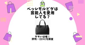 ペッレモルビダ 芸能人